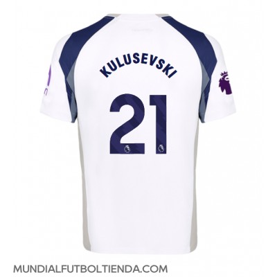 Camiseta Tottenham Hotspur Dejan Kulusevski #21 Primera Equipación Replica 2025-26 mangas cortas Camiseta Tottenham Hotspur Dejan Kulusevski #21 Primera Equipación Replica 2025-26 mangas cortas